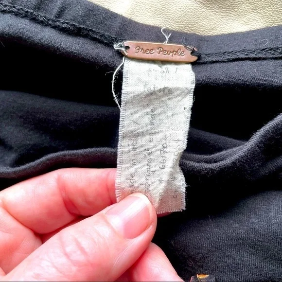 Free People Skirt Mini Ruffled Flower Fabric 90’s look Small Petite - Picture 6 of 10